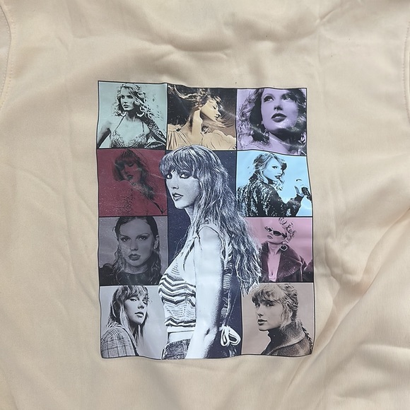 Beige Taylor Swift Eras Tour sweatshirts. Size medium - Picture 3 of 5